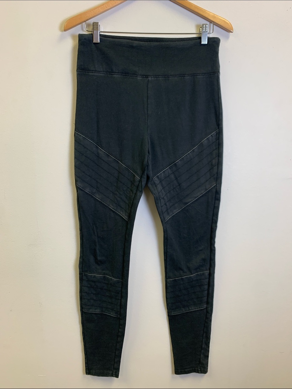 Mossimo Supply Co. Black High-Waist Moto-Style Jeggings